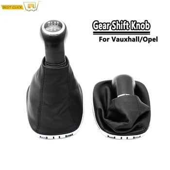 

5 Speed Car Gear Shift Knob Lever Stick Gaitor Boot Cover 009140093 19276456 For Opel/Vauxhall Corsa D 2006 2007 2008 2009-2014