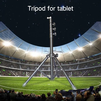 

Aluminum Tripod Mount Adapter Tablet Clip Clamp Stand Holder for iPad Mic Stand Rotation Adjustable Portable stand for video