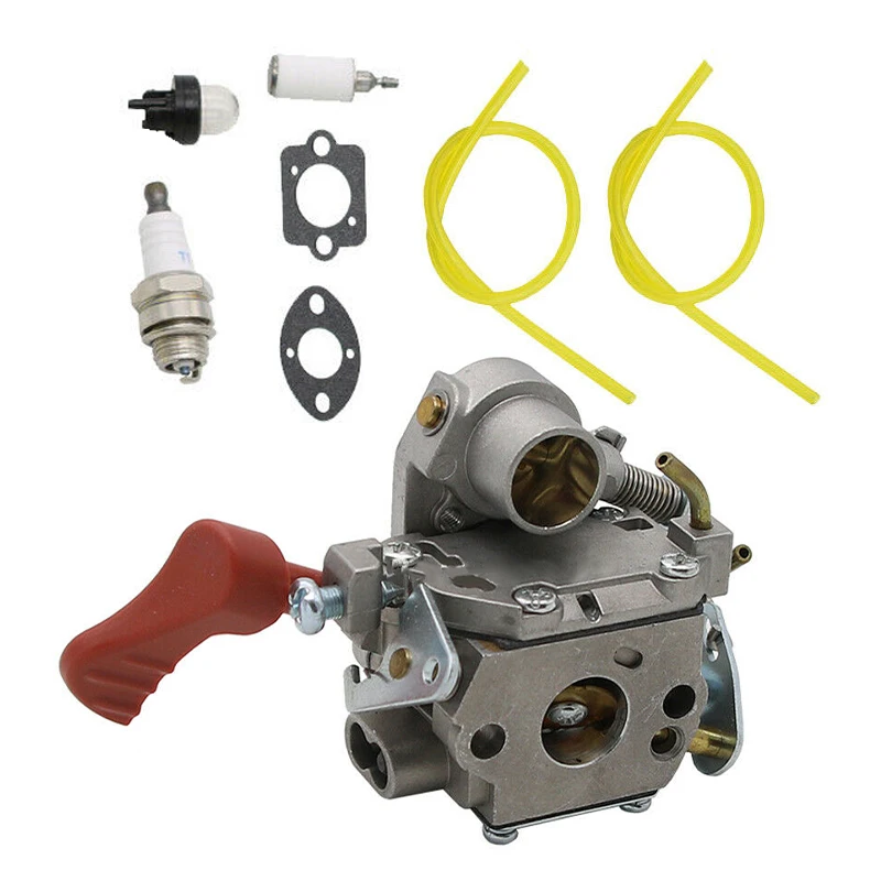

Parts Carburetor Kit Spare Accessory Fuel Filter Primer Bulb Spark Plug For Poulan PP338PT PP333