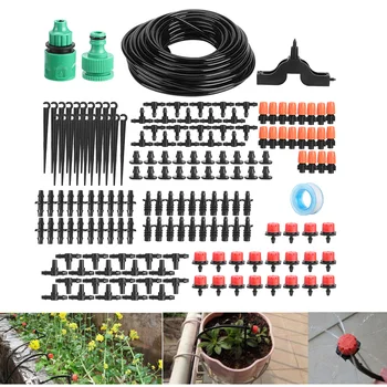 

20/25/40m DIY Drip Irrigation System Automatic Watering Garden Hose Micro Drip Watering Kits with Adjustable Drippers