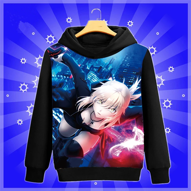 Крутая аниме-Толстовка Fate/stay night артурия Пендрагон фигурка Косплей Толстовка с капюшоном Весна Осень Мужчины Женщины пуловер пальто - Цвет: 11