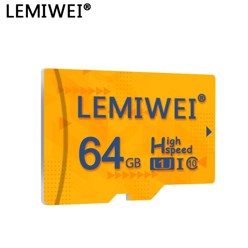 

New class 10 memory card Micro SD cards 8GB 16GB 32GB 64GB Yellow Micro SD/TF Card Internal Storage Flash drive for smart phone