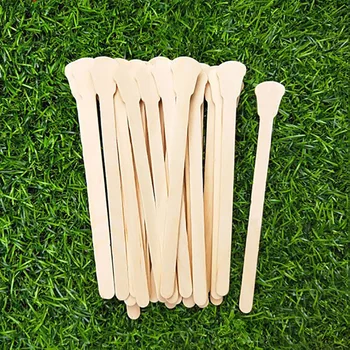 

50PCS/set Wooden Waxing Wax Spatula Tongue Depressor Disposable Bamboo Sticks Kit Skin Beauty Tool