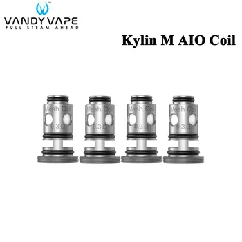 

4PCS Vandy Vape Kylin M AIO Coil 0.3ohm Single Mesh Coil Head for VandyVape Kylin M AIO Vape Pod Kit Pre-built Pod Cartridge