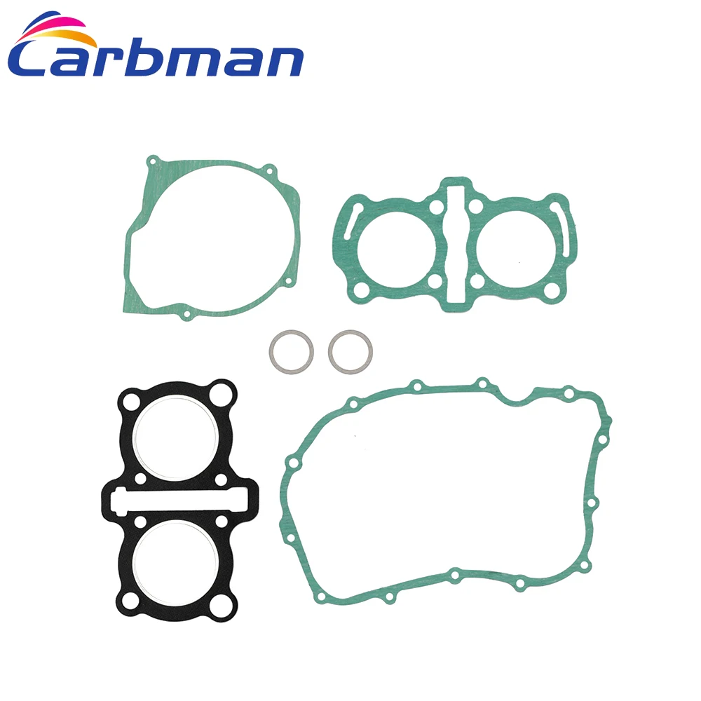 Carbman один комплект полный прокладок для Honda CB400 в C T CM400 1978-1981 Комплект двигателя |