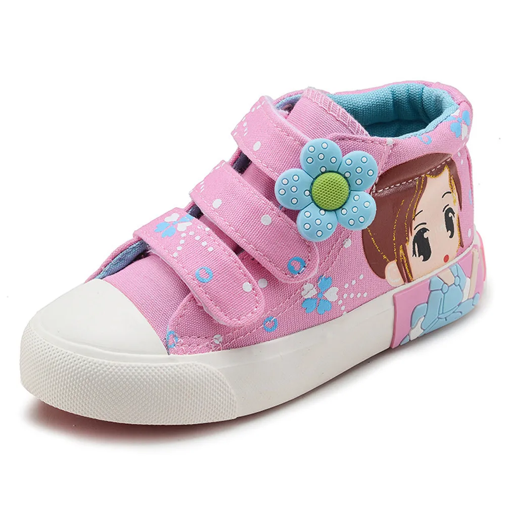 Kid Shoes Girls Canvas Shoes Girls Safety Shoes with Breathable and Lace for Women Gilrs