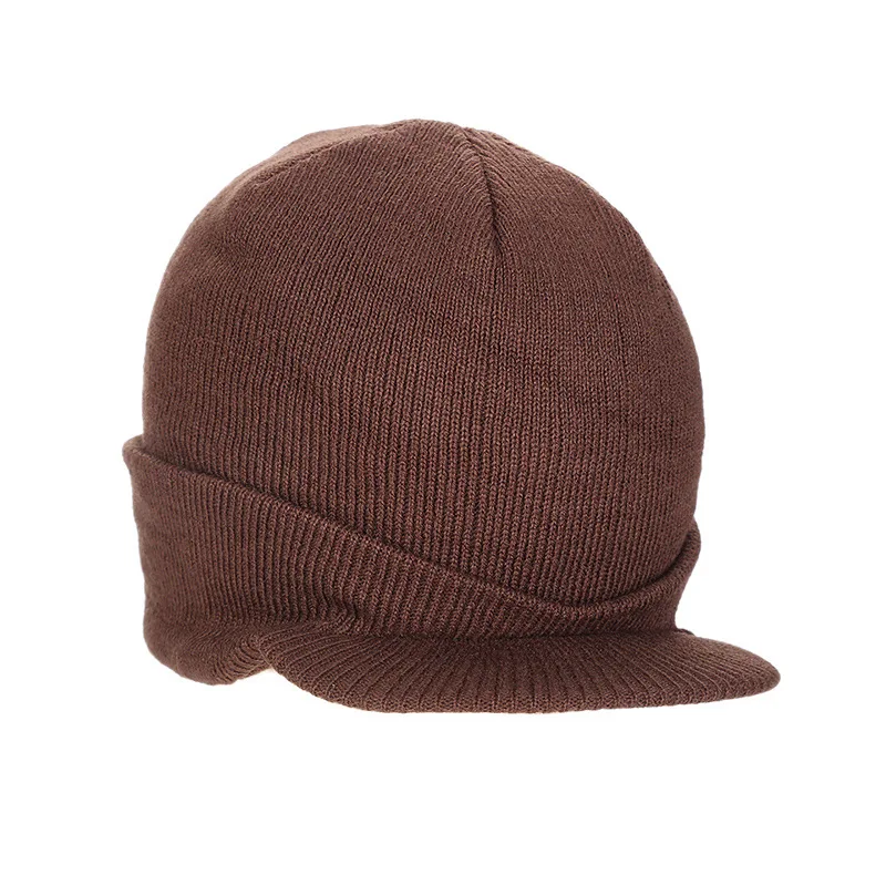 Зимняя Теплая Вязаная Шерстяная Лыжная шапка для женщин Skullies Beanies для мужчин взрослых хип-хоп шапка 11 цветов