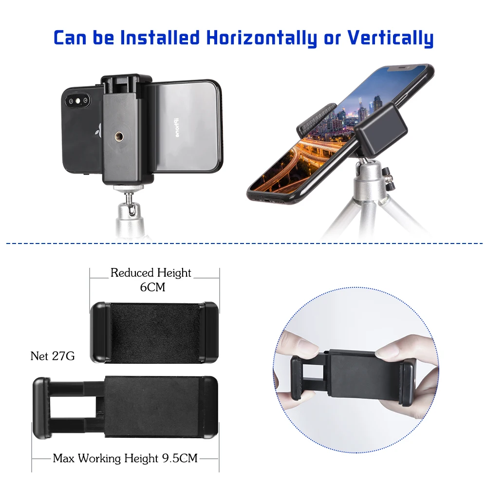 Phone Tripod Mini Tripod Flexible Phone Tripod Phone Tripod Mount SH Mini Flexible Tripod Stand Holder Small Bracket For Cell Phone iPhone With Bluetooth-compatible