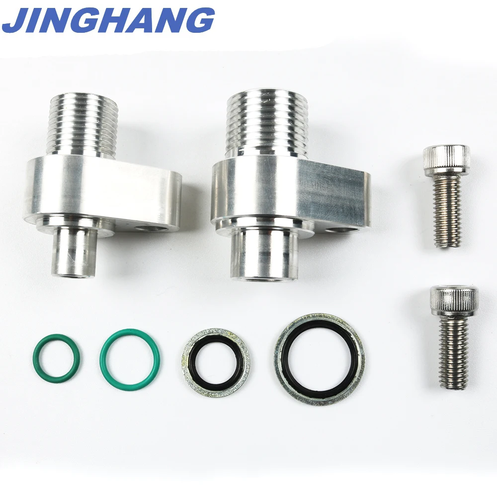 

LS New AC Compressor adapter fittings for Denso 10S17F & 10S20F CNC Machined