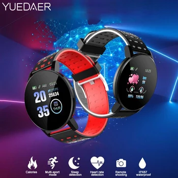 

119plus Men smart watch Fitness Tracker Bluetooth smartwatch women watches Blood Pressure Waterproof Heart rate for Android