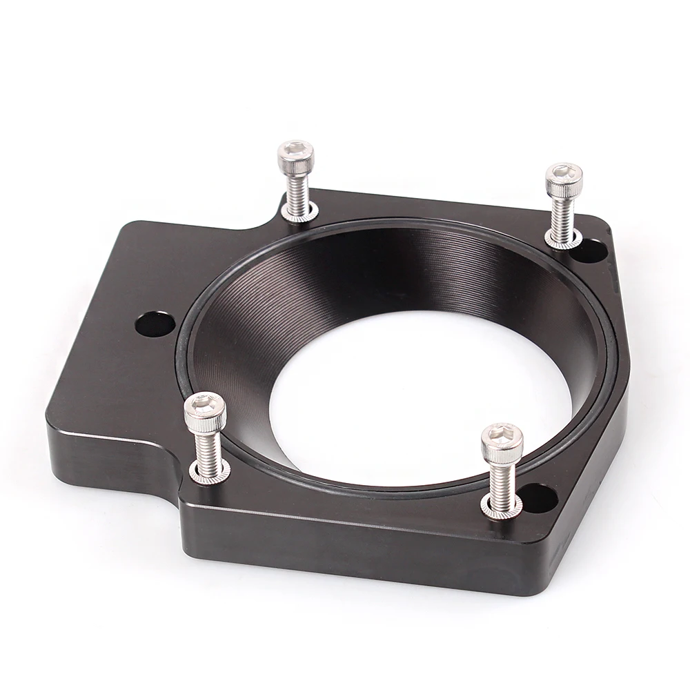 RASTP-New Manifold Adapter Plate 92MM Throttle Body GM GEN III LS1 LS2 LS6 LSX LS4 BK RS-THB025 manifold adapter plate