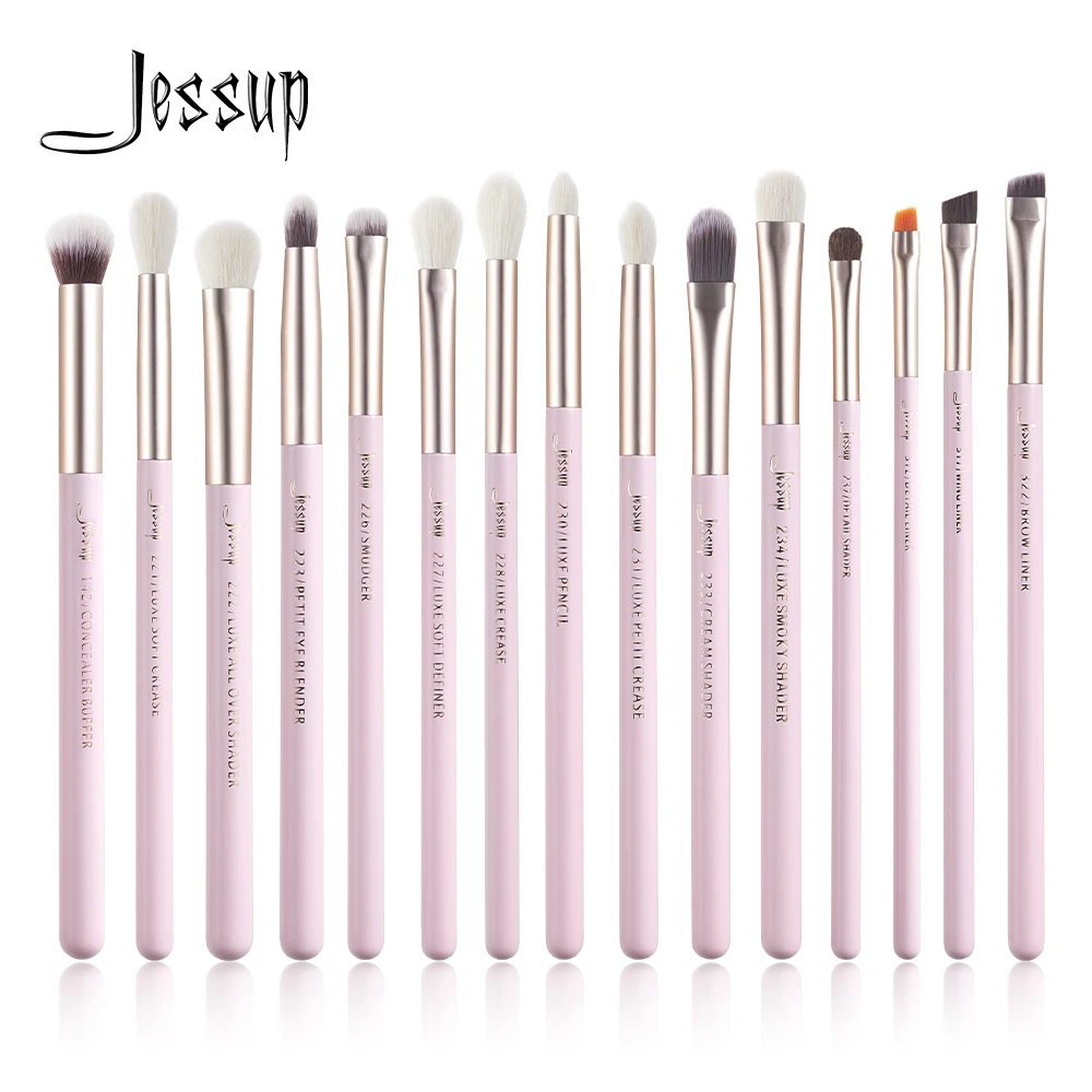 New Jessup Makeup Brushes Set 15pcs Professional Eye Makeup Brush Kits Eyeshadow Eyeliner Eyebrow Blending Concealer Brochas
New Jessup Makeup Brushes Set 15pcs Professional Eye Makeup Brush Kits Eyeshadow Eyeliner Eyebrow Blending Concealer Brochas