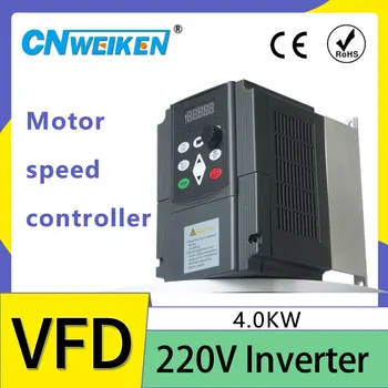 

VFD 4KW 220V Single Phase Input and Output 3-Phases 220V Frequency Inverter Free shipping