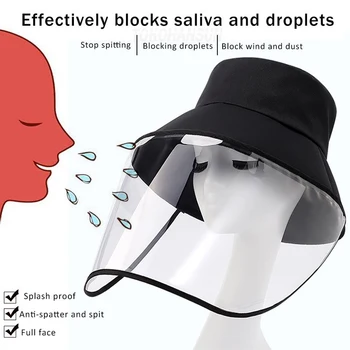 

washable reusable protective Masks hat Anti-fog and Anti-dust Mask Safety Splash mask Full Face Shield Mask Visor Protection