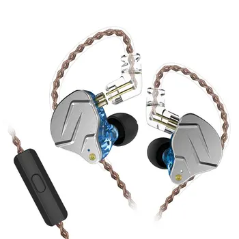 

Subwoofer Iron Ring Moving Iron Earphones with Wheat Heavy Bass Metal In-ear Headphones Wired Sports With Microphones
