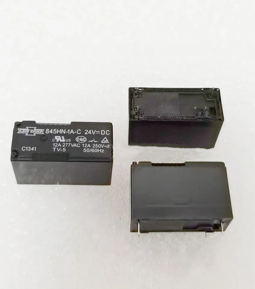 

5 шт./лот 100% оригинальное новое реле 845HN-1A-C-12VDC 845HN-1A-C-24VDC 845HN-1A-C 12VDC 845HN 1A C DC12V 5PIN 12A 12V 24V