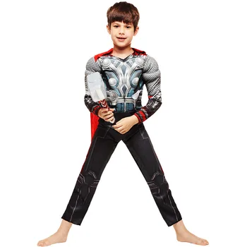 

Children's Muscle Raytheon Fantasy Movie Avengers Superhero Halloween Cosplay Kids Holiday Party Carnival Jumpsuits & Rompers