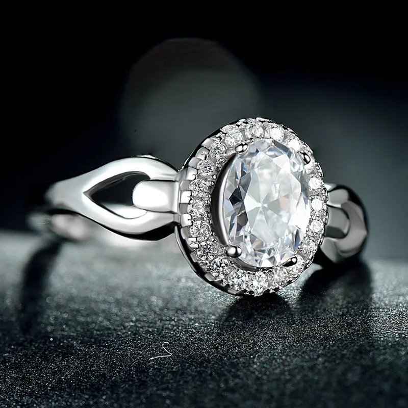 Bague Ringen S925 Серебряное кольцо для женщин простота темперамент Популярные свидания Свадьба прекрасный сладкий подарок на день рождения леди