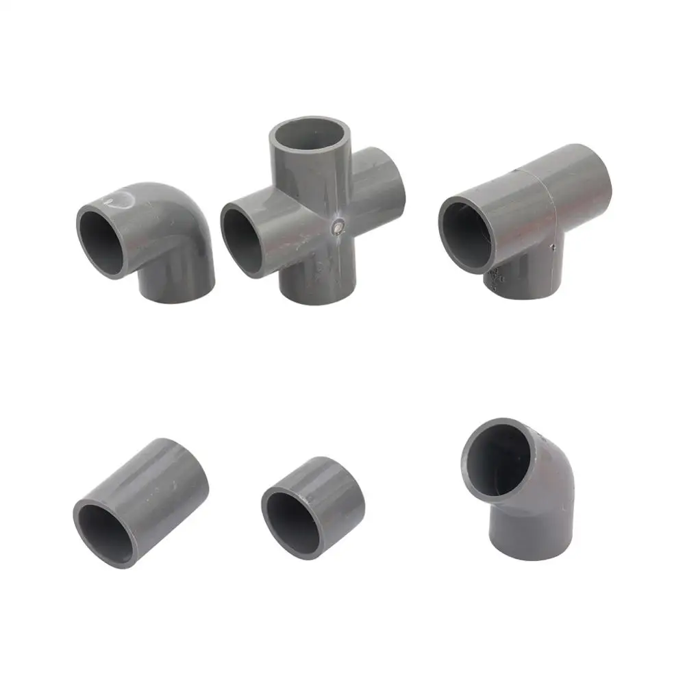 ID 25 мм стереоскопические ПВХ коннекторы прочная садовая водопроводная труба 45