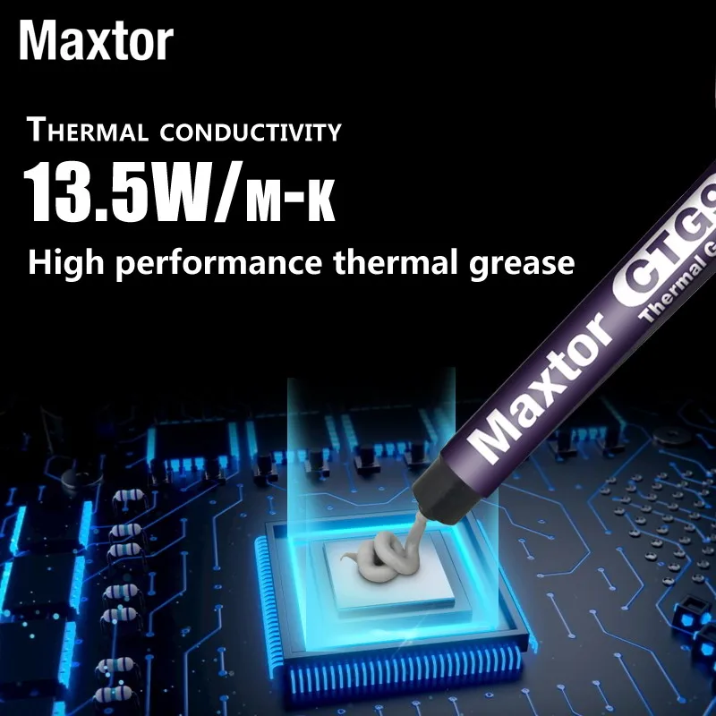 Maxtor CTG9 13.5W/mkThermal Paste Laptop PC Motherboard Desktop CPU GPU Cooler Heatsink