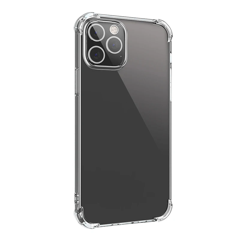 Прозрачный чехол для iPhone 12 / Mini Pro Max силиконовый прозрачный ТПУ бампер мягкий 11