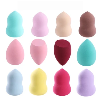 

1 PC makeup sponge set, colorless liquid, cream and powder flawless blend sponge, multi-color makeup sponge