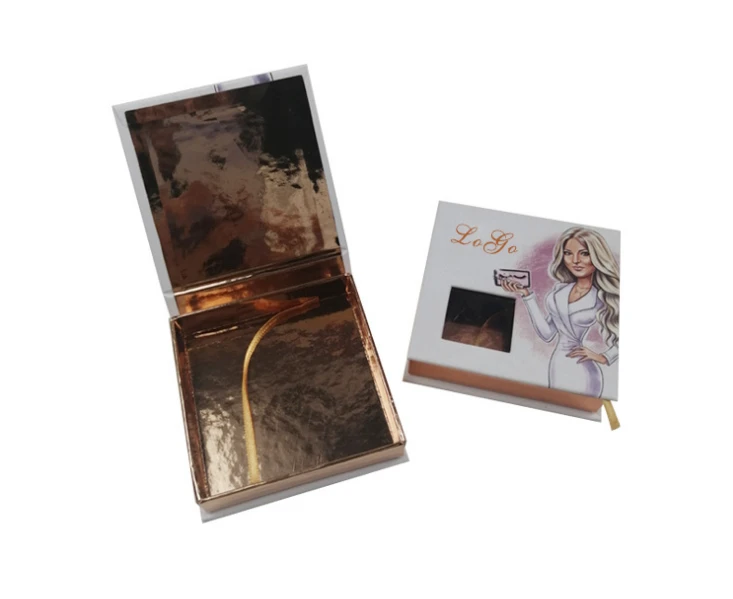 

UV Protected Matte Lamination CMYK printing packaging box for 3d mink lashes ---PX2060