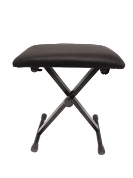 

PU Folded piano stool 5 gearsHeight adjustable Comfortable sponge Zither stools durable guitar chair 40*30cm bearing 100kg
