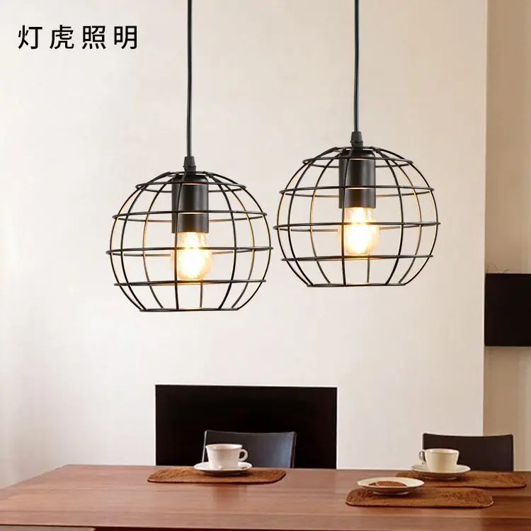 

border special for Nordic retro loft personalized restaurant single simple modern iron bar table industrial Chandelier