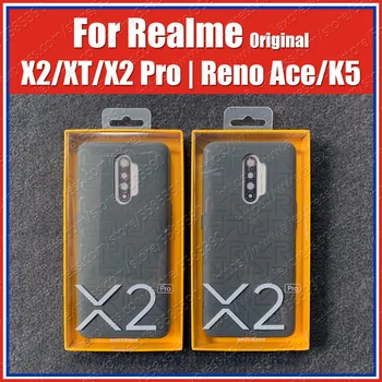 Перейти на Алиэкспресс и купить Официальный 100% Оригинальный чехол Realme X2 Pro iconic XT X2 OPPO Reno Ace K5, задняя крышка Global Soft Rubber Bumper 12 Гб 256 ГБ