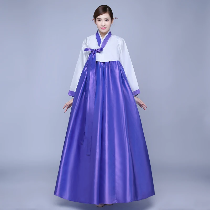 korean hanbok traditional korean style clothing national korean traditional dress hanbok national costume - Цвет: color8