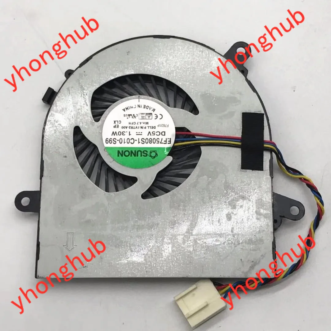 SUNON EF75080S1-C010-S99 1VTR2-A00 сервер ноутбук охлаждающий вентилятор DC 5V 1 3 W 4-проводной |