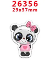26356 30 шт. плоское украшение из смолы мультфильм смолы pr26685 - Цвет: 26356