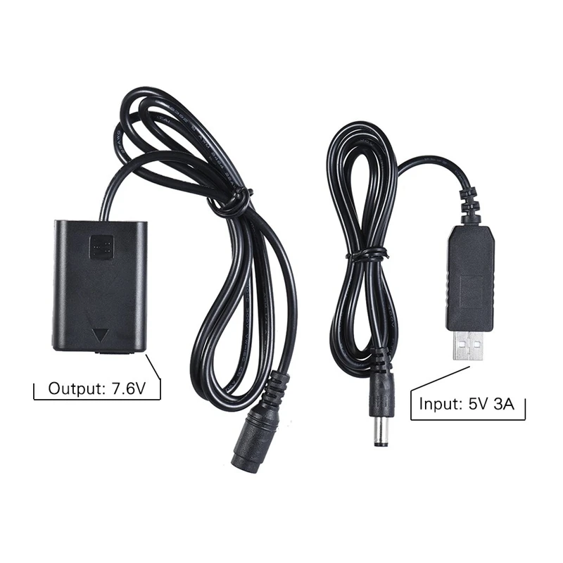 Np Fw50 аккумулятор + 5 В 3A Usb Кабель адаптер питания с разъемом для замены Ac Pw20 Sony Nex