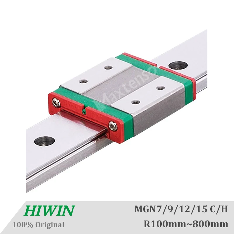Линейная направляющая HIWIN MGN MGW MGN7 MGN9 MGN12 MGN15 каретки 300 350 400 450 500 600 800 мм миниатюрный