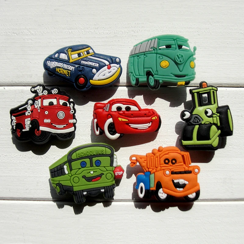 032B 4-8 шт./компл. Moana Nemo Trolls Unicorns Shoe Charms аксессуары для обуви украшения для детей croc jibz croc charms Fit силиконовые полосы - Цвет: 032B