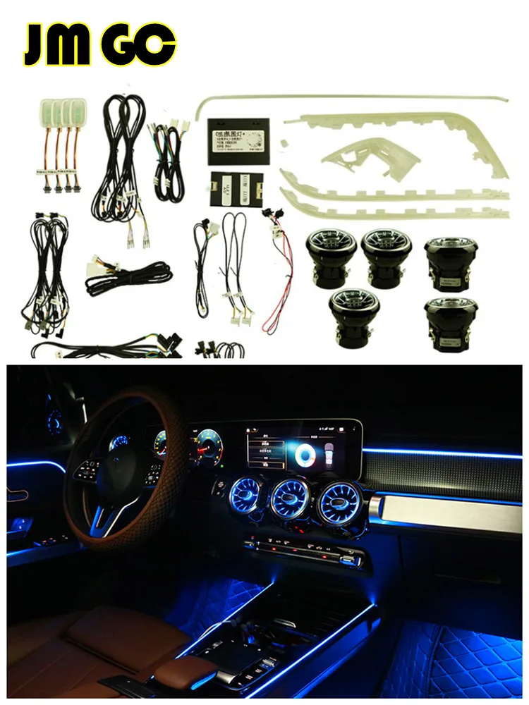 

Car ambient light Suitable for Mercedes-Benz W247 X247 GLB B-class, 64-color LED vents, interior lights, original installation