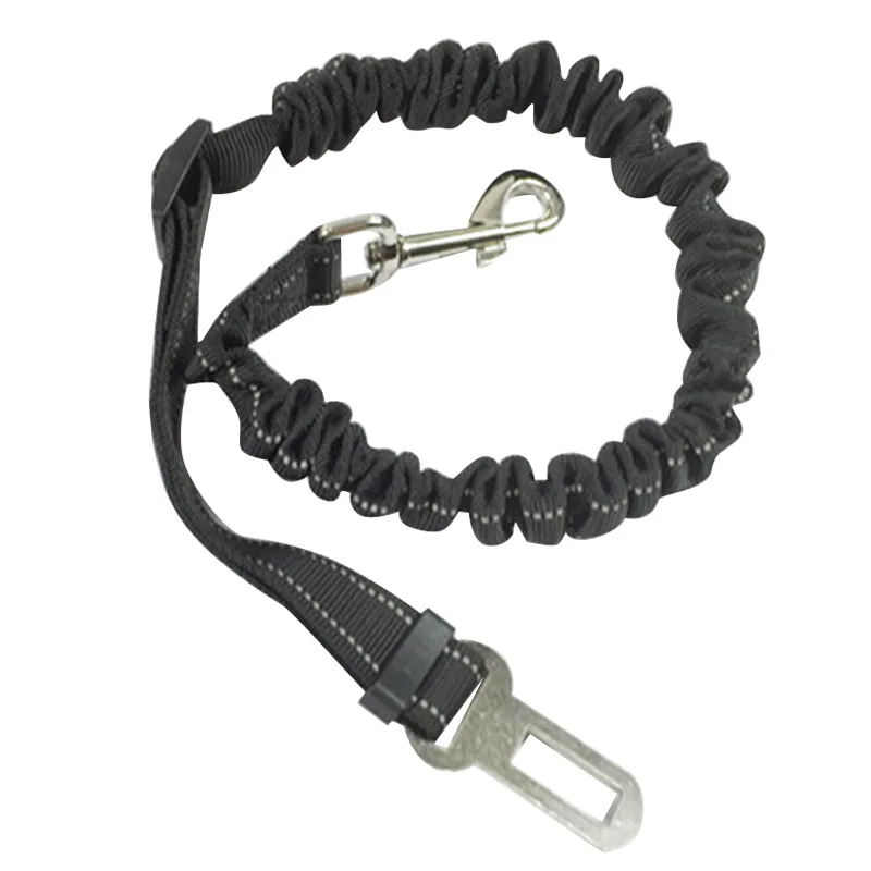 Dog Seat Belt Retractable Nylon Car Leash Elastic safety Rope for Pet Dog Cat Pet Safety Leader Vehicle Seatbelt KSI999