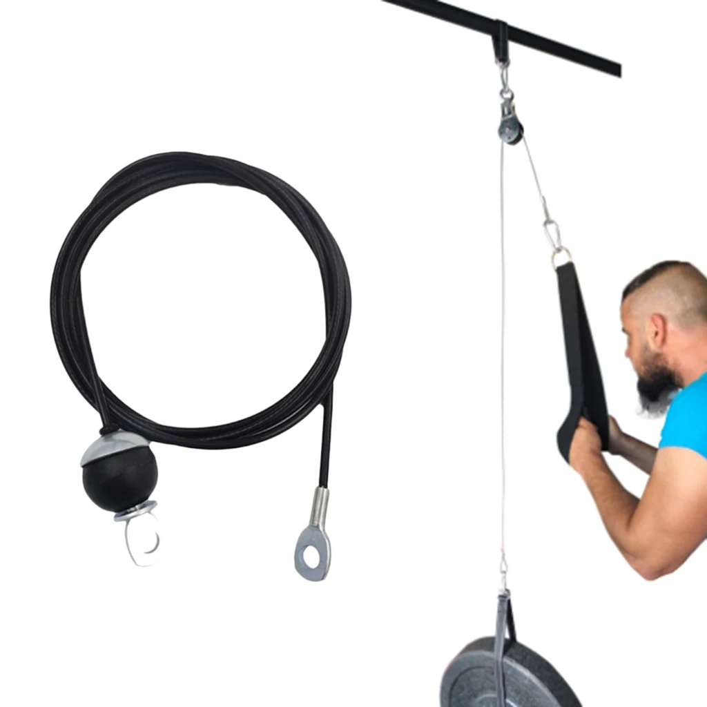 Heavy Duty Fitness DIY Pulley Cable Attachment for Triceps Shoulder Workout Gym Fitness Equipment Weight Lifting Accessories