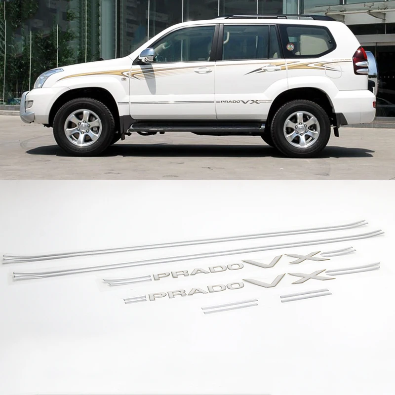

3M fj120 Car Body Sticker Trim For Toyota Land Cruiser Prado 120 2003 2004 2005 2006 2007 2008 2009 Accessories
