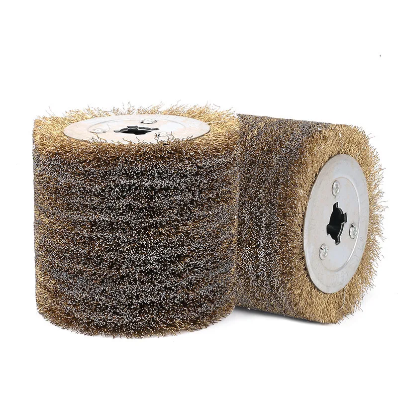 Стальная проволока сжигание полировка колеса щетка абразивное колесо