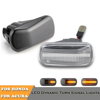 

2x sequential flashing led turn signal indicator lights for Acura Integra DC2 RSX DC5 NSX NA1 NA2 Accord Civic Fit Jazz City