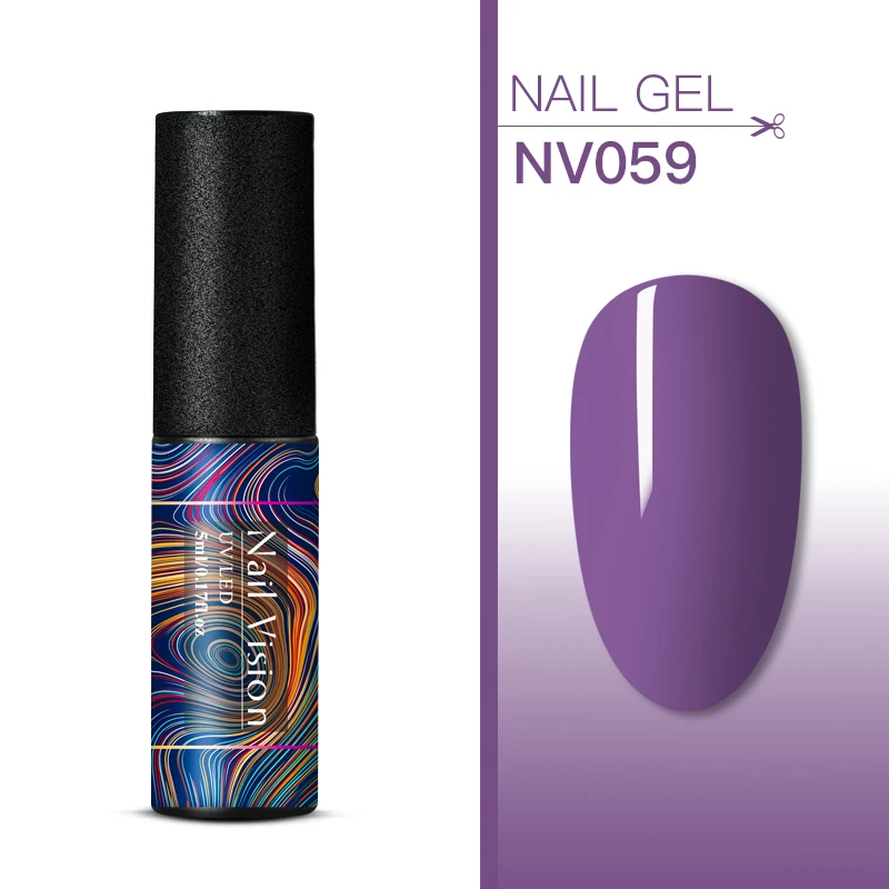 Nail Vision 5 мл УФ-гель для ногтей для маникюра 176 цветов Гель-лак Полупостоянный Гель-лак для нейл-арта инструменты для самостоятельного дизайна - Цвет: EES06654
