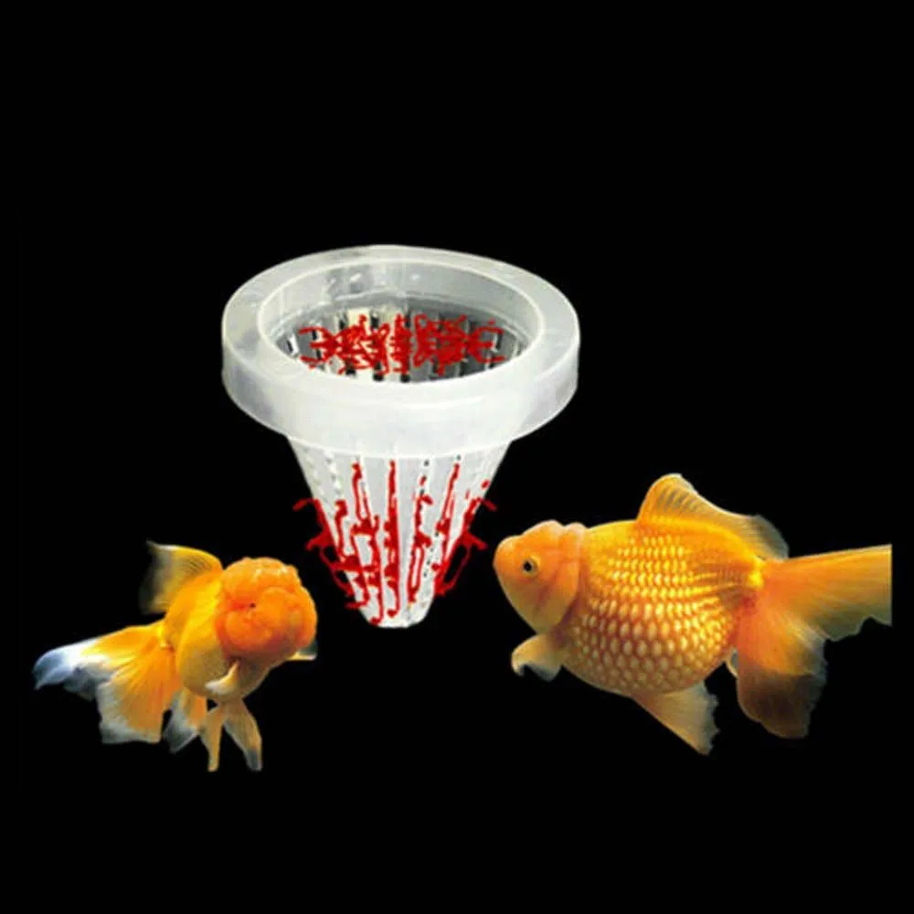 

Aquarium Fish Food Basket Cone Feeder Conical Feeding Fish Red Insect Feeder Funnel Cup Feeding Tool Filter Cup