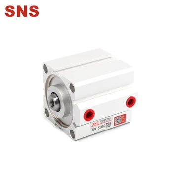 

SNS SDA Series aluminum alloy double acting thin type pneumatic standard compact air cylinder