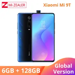 Новая глобальная версия Xiaomi mi 9T Red mi K20 6,39 дюймов 6 ГБ 128 Гб Смартфон 48MP Snapdragon730 4000 мАч камера Xio mi calphone