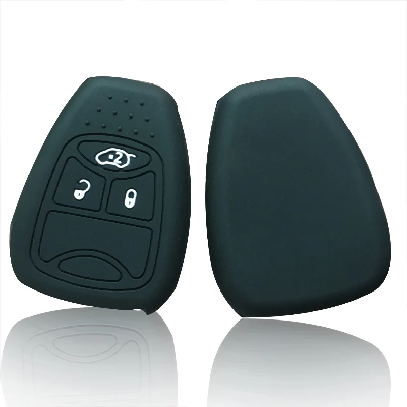 Чехол для ключа Chrysler Pacifica Aspen 300 Dodge Caravan Jeep Wrangler Jk Commander Grand Cherokee автомобильный