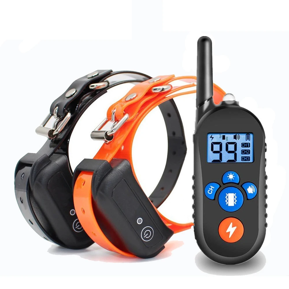 Оригинальный ошейник для дрессировки собак 800 м с электрическим дистанционным