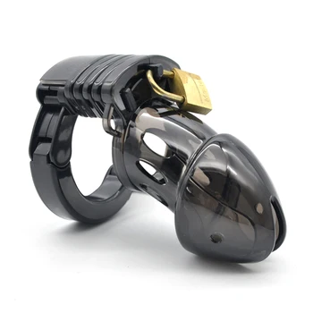 Mini Male Chastity Cock Cage Penis Belt Lock with Four Rings Gay Adults Sex Toys for man great sex stimulation and pleasure 3