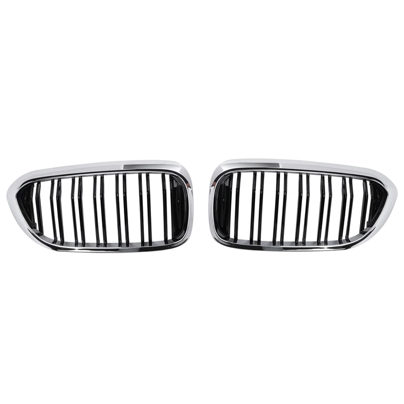 NewFor-BMW 5 серии G30 G31 G38 M5 2017 + хром черный Передний бампер капота решетка радиатора